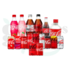 Coca‑Cola Classic soda in 12oz can, 2‑litre PET bottle and iconic 500ml glass bottle, with ice cubes, fresh lime wedge and the distinctive red and white branding on a bright background.