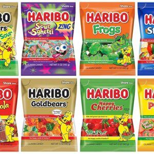 Haribo Goldbears gummy candy - 5lb bulk bag - assorted fruit flavors - original German gummy bears since 1922 - authentic Haribo wholesale supply