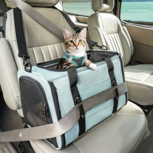 pet travel carrier for cats and small dogs airline approved portable transport bag