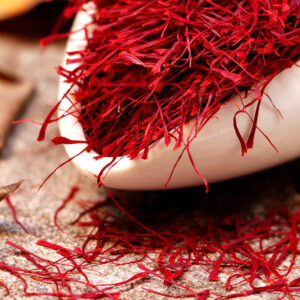 Premium natural saffron threads for sale, high-quality gourmet saffron spice for wholesale, bulk food manufacturing, restaurants, beverages, confectionery, and international distribution.